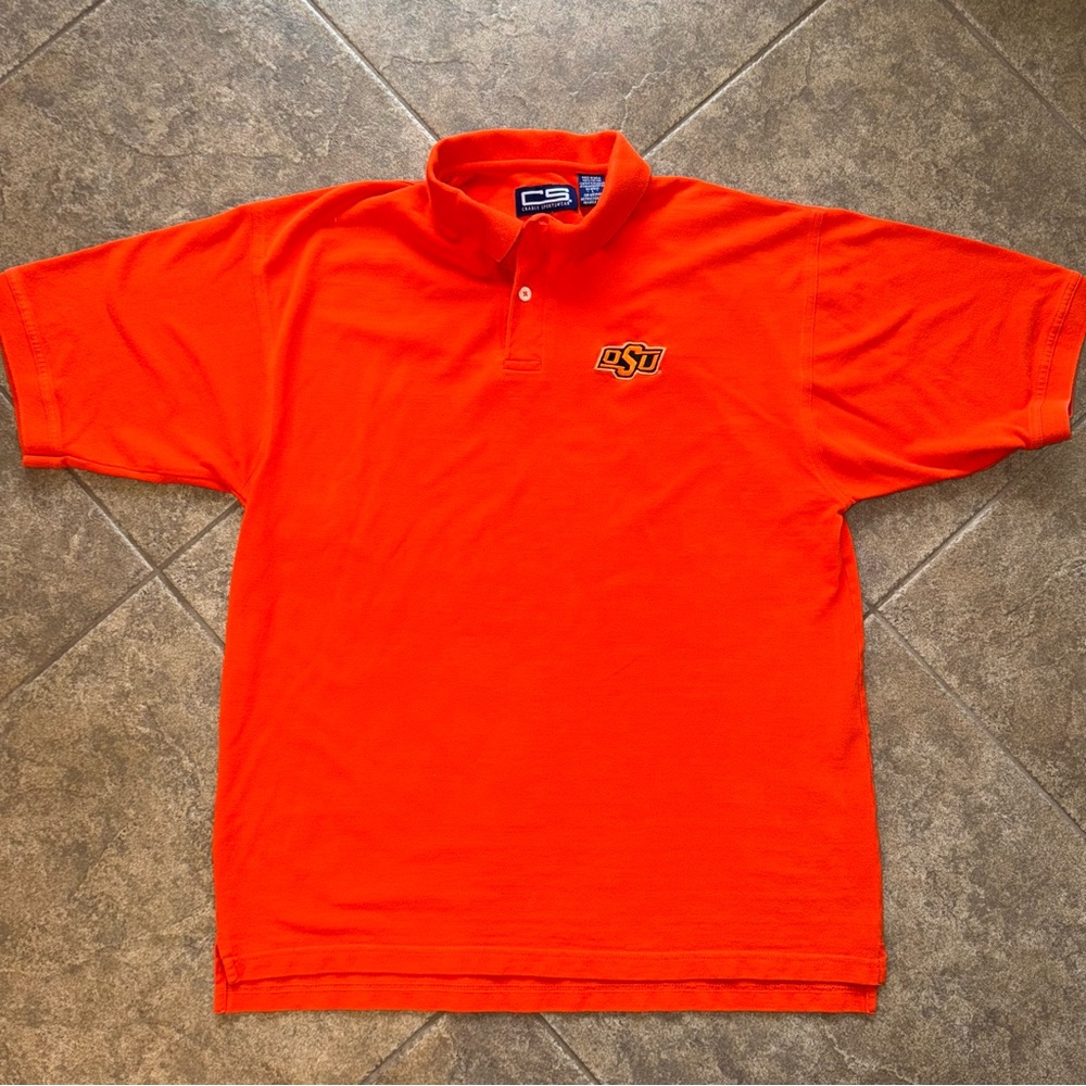 LIKE NEW - Crable Sportswear- Oklahoma State University Polo